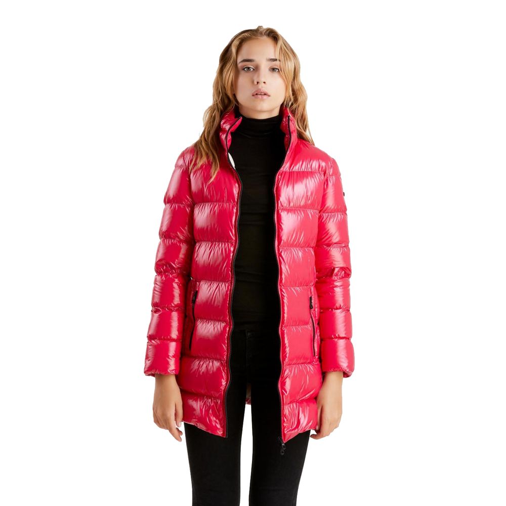 Refrigiwear Fuchsia Shimmer Long Down Jacket -   -  Refrigiwear.