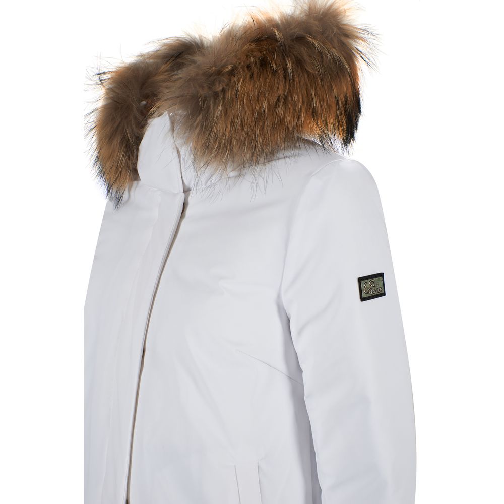 Yes Zee White Nylon Women's Jacket -   -  Yes Zee.