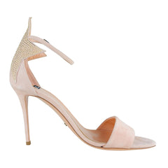 Elisabetta Franchi Studded Star Suede Heeled Sandals -   -  Elisabetta Franchi.