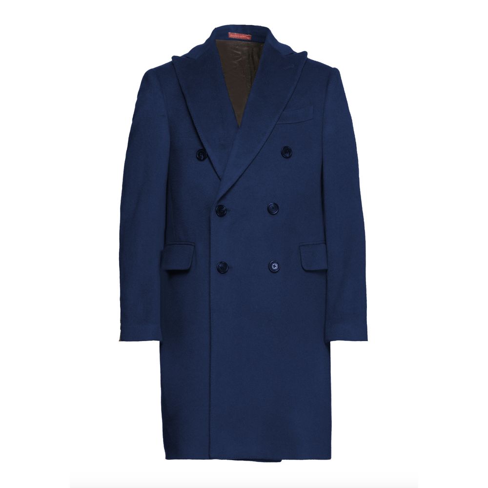 Elegant Dark Blue Borgia Coat -   -  Borgia.
