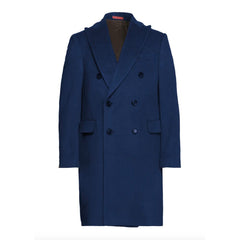 Elegant Dark Blue Borgia Coat -   -  Borgia.