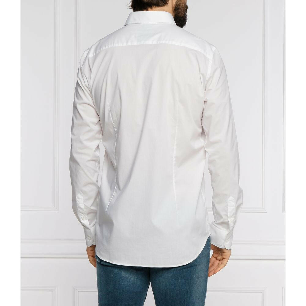 Aeronautica Militare White Cotton Men Shirt -   -  Aeronautica Militare.