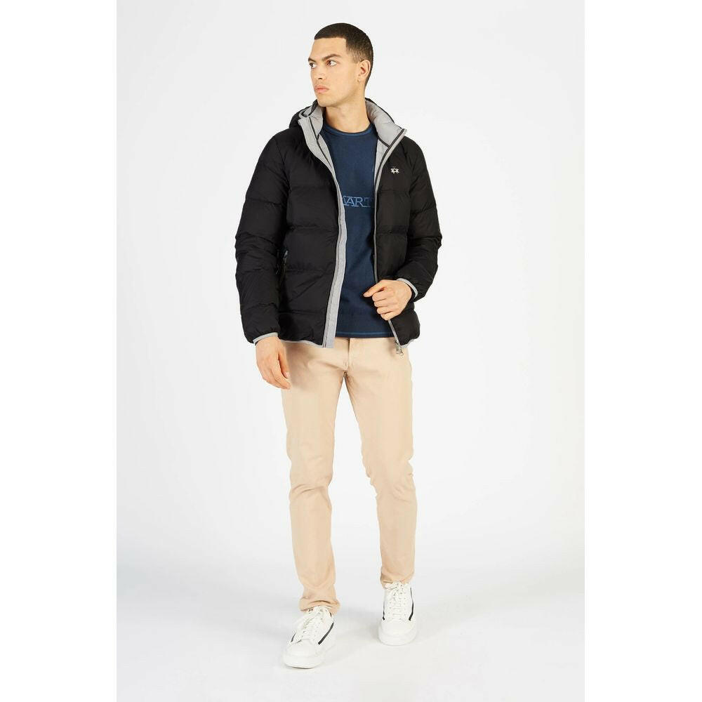 La Martina Black Nylon Men's Jacket -   -  La Martina.