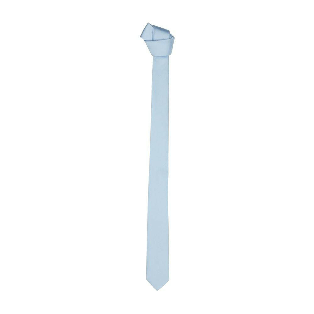 Emilio Romanelli Elegant Silk Sky-Blue Men's Slim Tie -  Neckties, Men -  Emilio Romanelli.