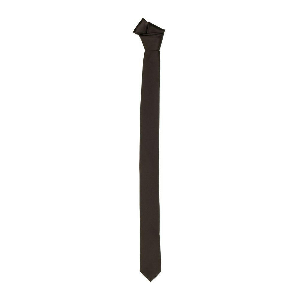 Emilio Romanelli Elegant Burgundy Silk Slim Tie - 40mm -  Neckties, Men -  Emilio Romanelli.