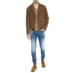 Dsquared² Blue Cotton Men's Distressed Jean -   -  Dsquared².