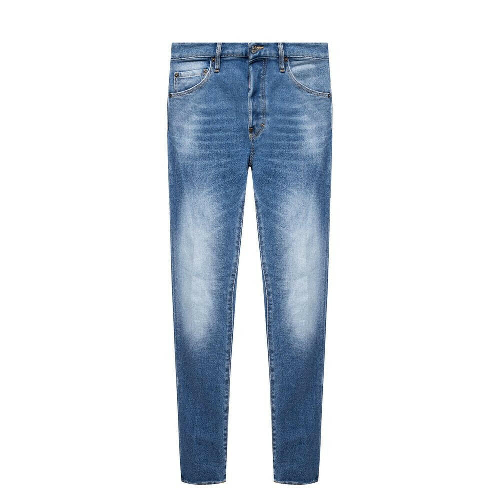 Dsquared² Blue Cotton Men's Distressed Jean -   -  Dsquared².