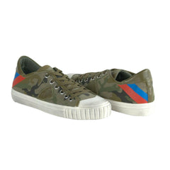 Philippe Model Green Leather Men Sneaker -   -  Philippe Model.