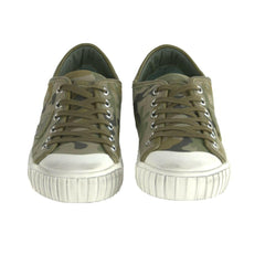 Philippe Model Green Leather Men Sneaker -   -  Philippe Model.