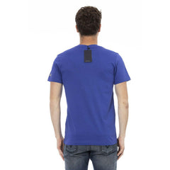 Trussardi Action Blue Cotton Men T-Shirt -   -  Trussardi Action.