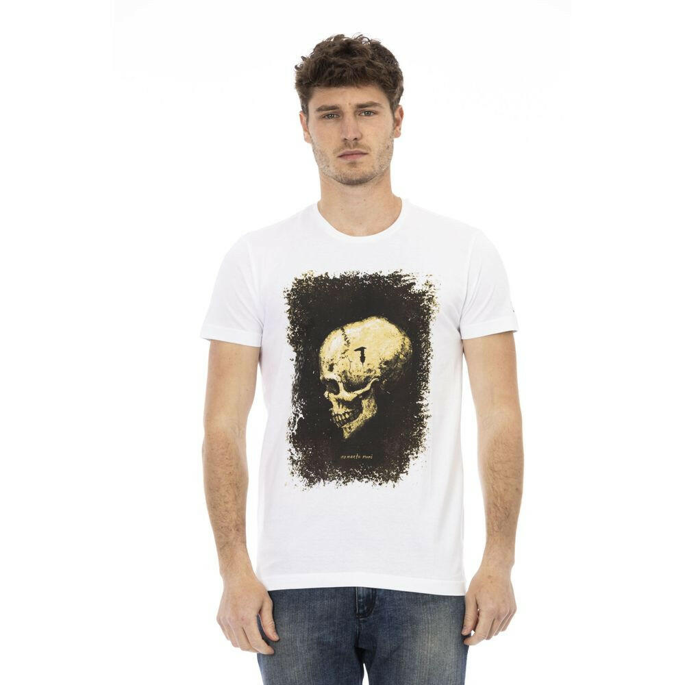 Trussardi Action White Cotton Men's T-Shirt -   -  Trussardi Action.