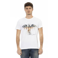 Trussardi Action White Cotton Men T-Shirt -   -  Trussardi Action.