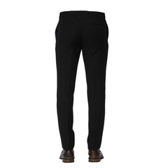 Trussardi Black Wool Men's Trouser -   -  Trussardi.