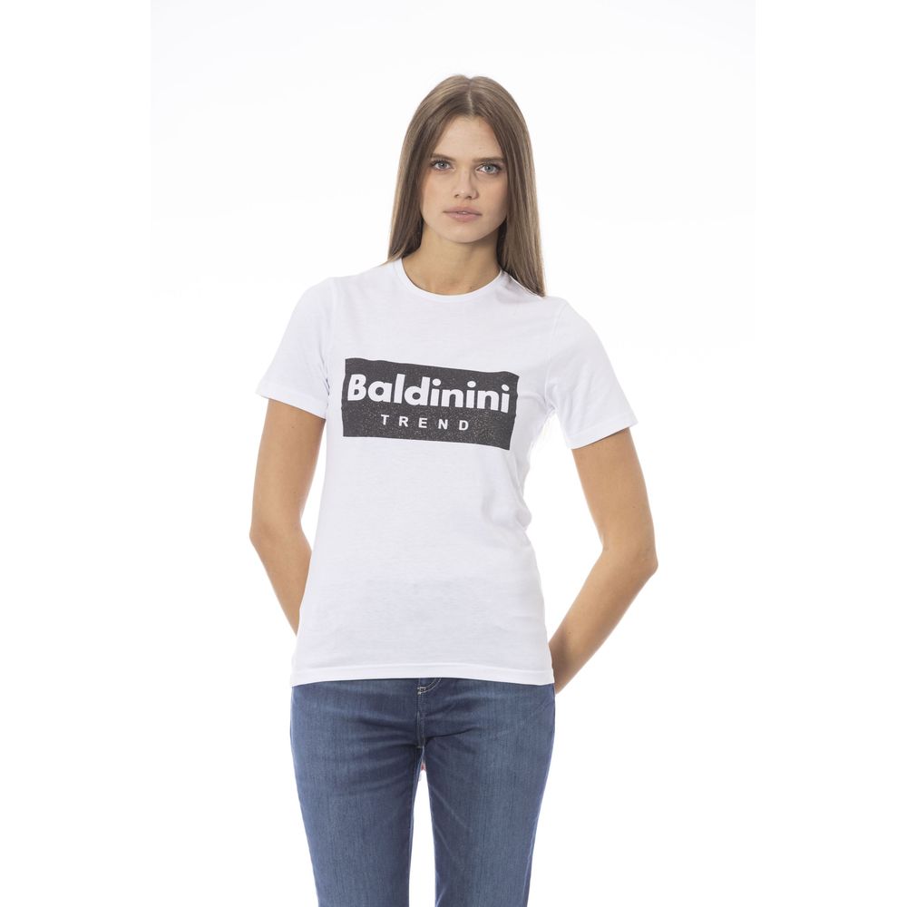 Baldinini Trend White Cotton Women Top -   -  Baldinini Trend.