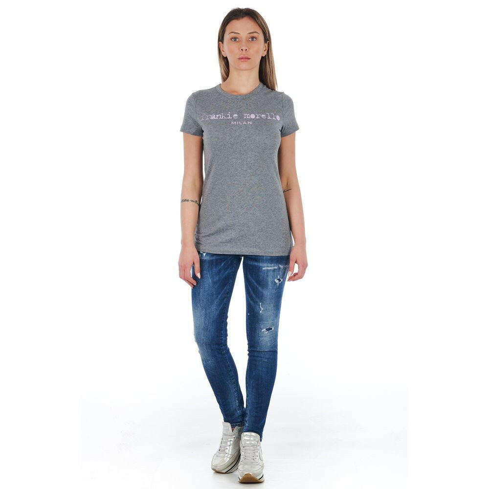 Frankie Morello Blue Cotton Women Jeans -   -  Frankie Morello.