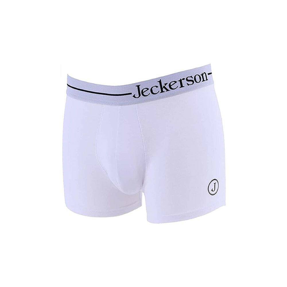 Jeckerson White Cotton Men's Boxer -   -  Jeckerson.