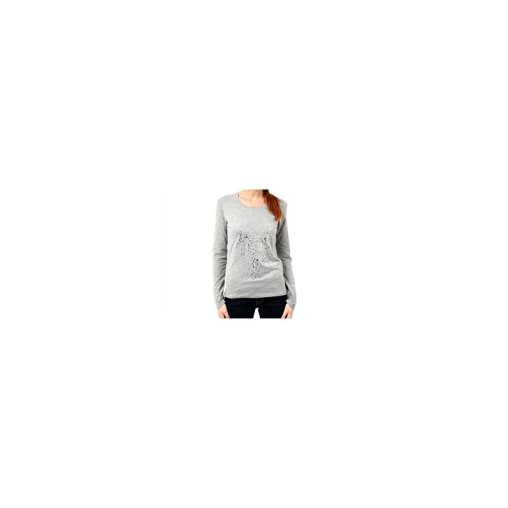Montana Blu Gray Cotton Women T-Shirt -   -  Montana Blu.