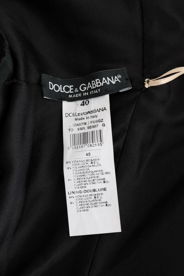 Dolce & Gabbana Gold Silk Stretch Romper Body -   -  Dolce & Gabbana.