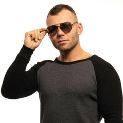 Guess Gray Men Sunglass -   -  Guess.