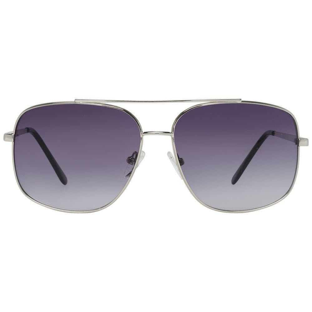 Guess Silver Men Sunglass -   -  Guess.