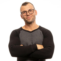 Lozza Black Men Glasses Frame -   -  Lozza.