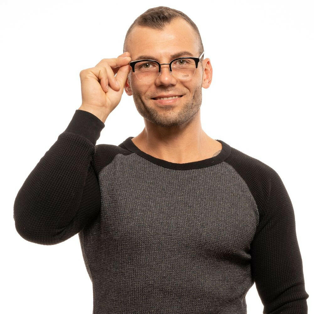 Lozza Black Unisex Glasses Frame -   -  Lozza.