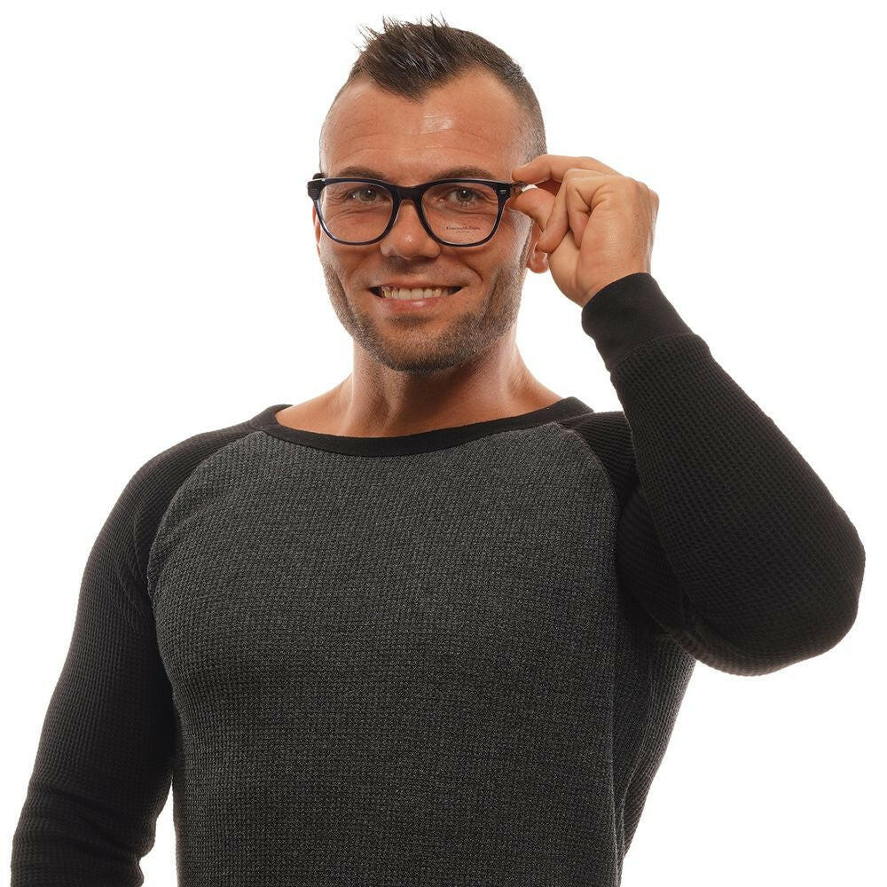 Ermenegildo Zegna Blue Men Glasses Frame -   -  Ermenegildo Zegna.