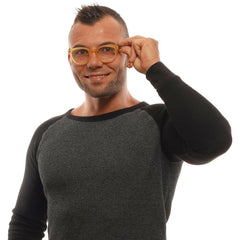 Ermenegildo Zegna Orange Men Glasses Frame -   -  Ermenegildo Zegna.