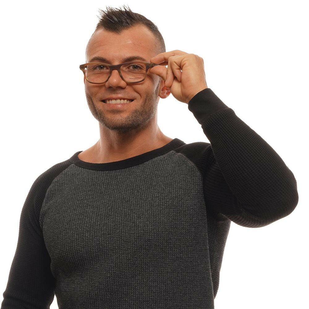 Ermenegildo Zegna Brown Men Glasses Frame -   -  Ermenegildo Zegna.