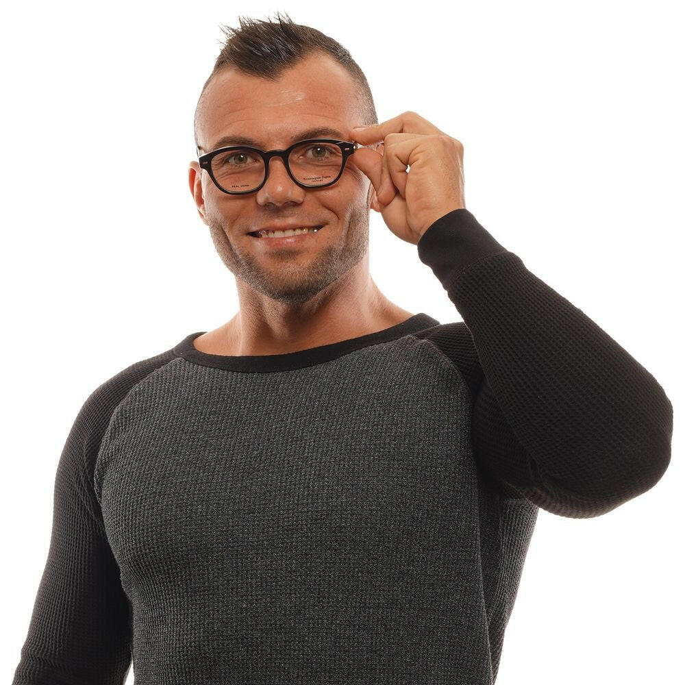 Ermenegildo Zegna Black Men Glasses Frame -   -  Ermenegildo Zegna.