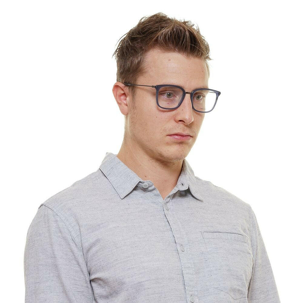 Police Blue Men Glasses Frame -   -  Police.