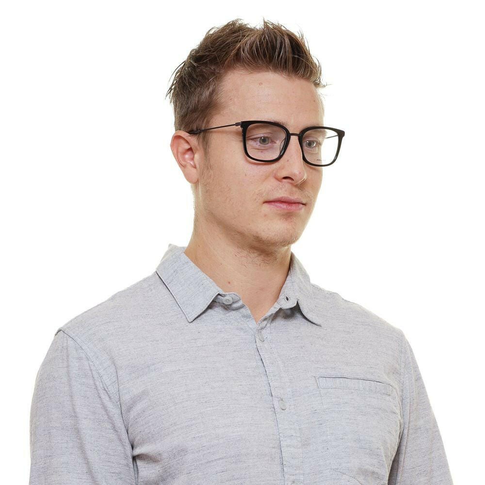 Police Black Men Glasses Frame -   -  Police.