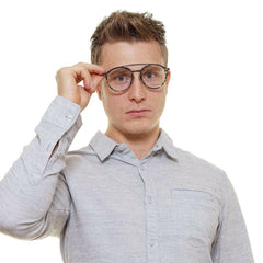 Police Gray Men Glasses Frame -   -  Police.