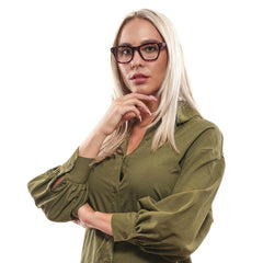 Hally & Son Purple Unisex Glasses Frame -   -  Hally & Son.