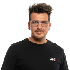 Police Gray Men Glasses Frame -   -  Police.