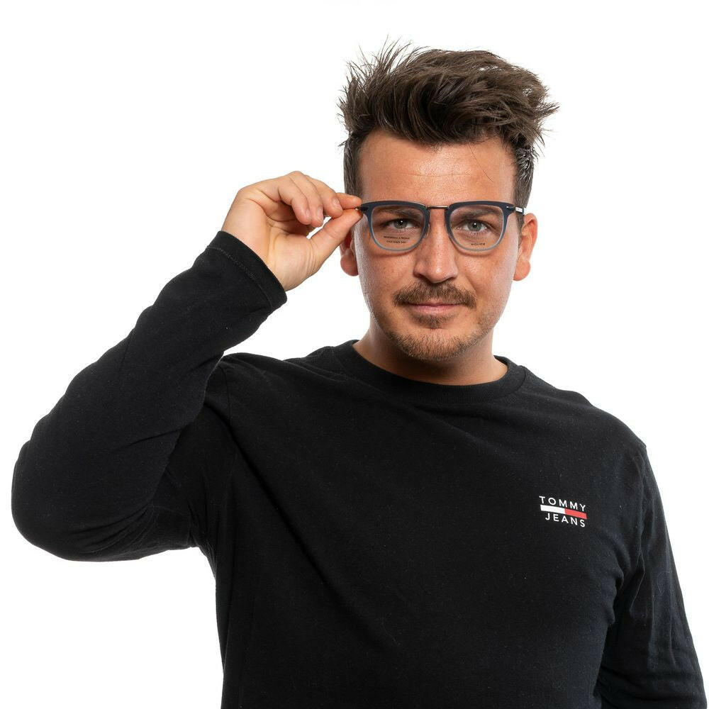 Police Blue Men Glasses Frame -   -  Police.