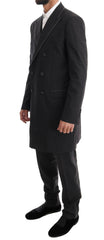 Dolce & Gabbana Gray Wool Stretch 3 Piece Two Button Suit -   -  Dolce & Gabbana.