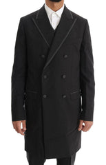 Dolce & Gabbana Gray Wool Stretch 3 Piece Two Button Suit -   -  Dolce & Gabbana.