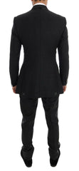 Dolce & Gabbana Gray Wool Double Breasted 3 Piece Suit -   -  Dolce & Gabbana.