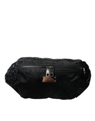 Dolce & Gabbana Black Nylon Logo Plaque Belt Waist Fanny Pack Bag -   -  Dolce & Gabbana.