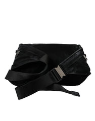 Dolce & Gabbana Black Nylon Logo Plaque Belt Waist Fanny Pack Bag -   -  Dolce & Gabbana.
