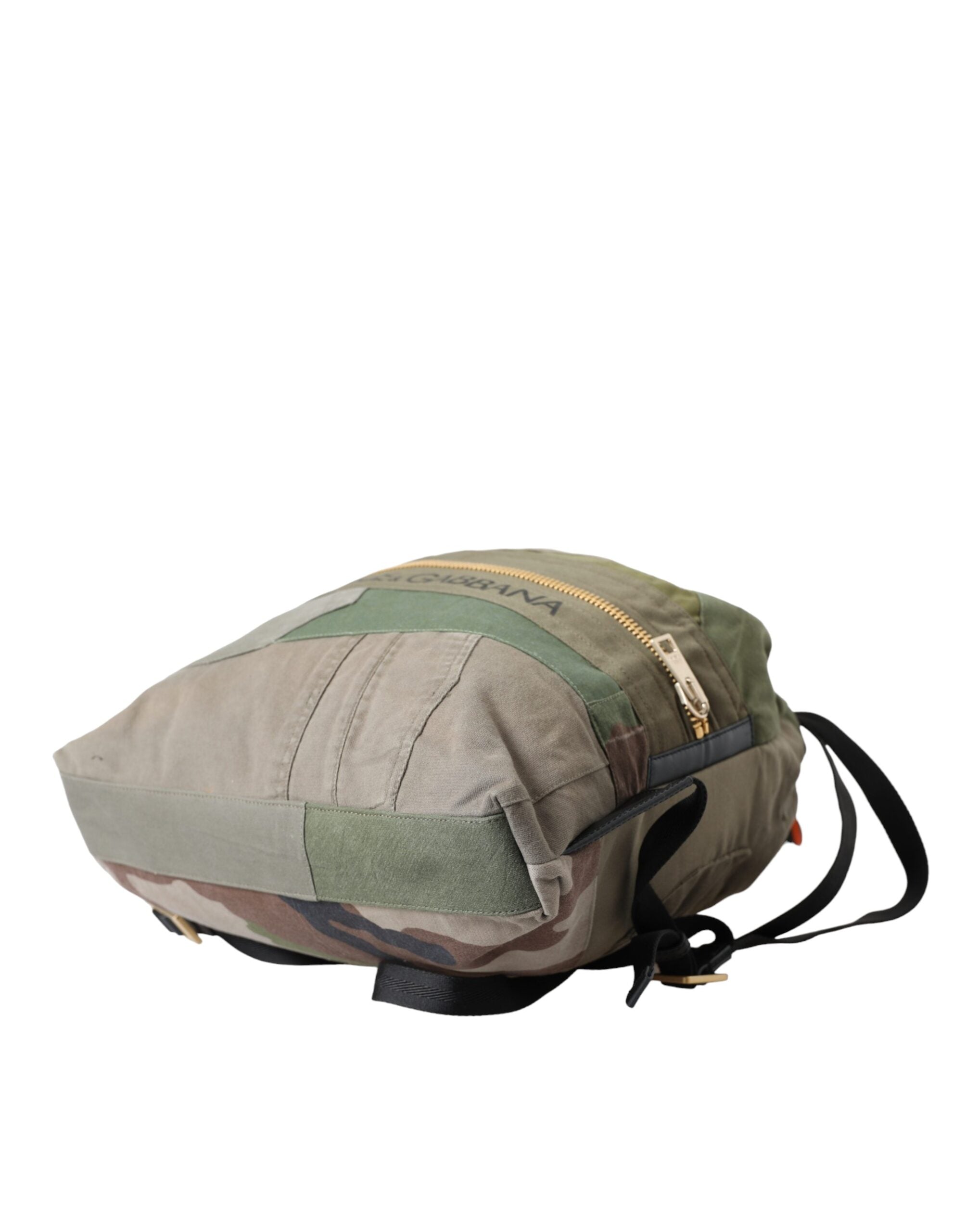Dolce & Gabbana Military Green Patchwork Rucksack Backpack Bag -   -  Dolce & Gabbana.