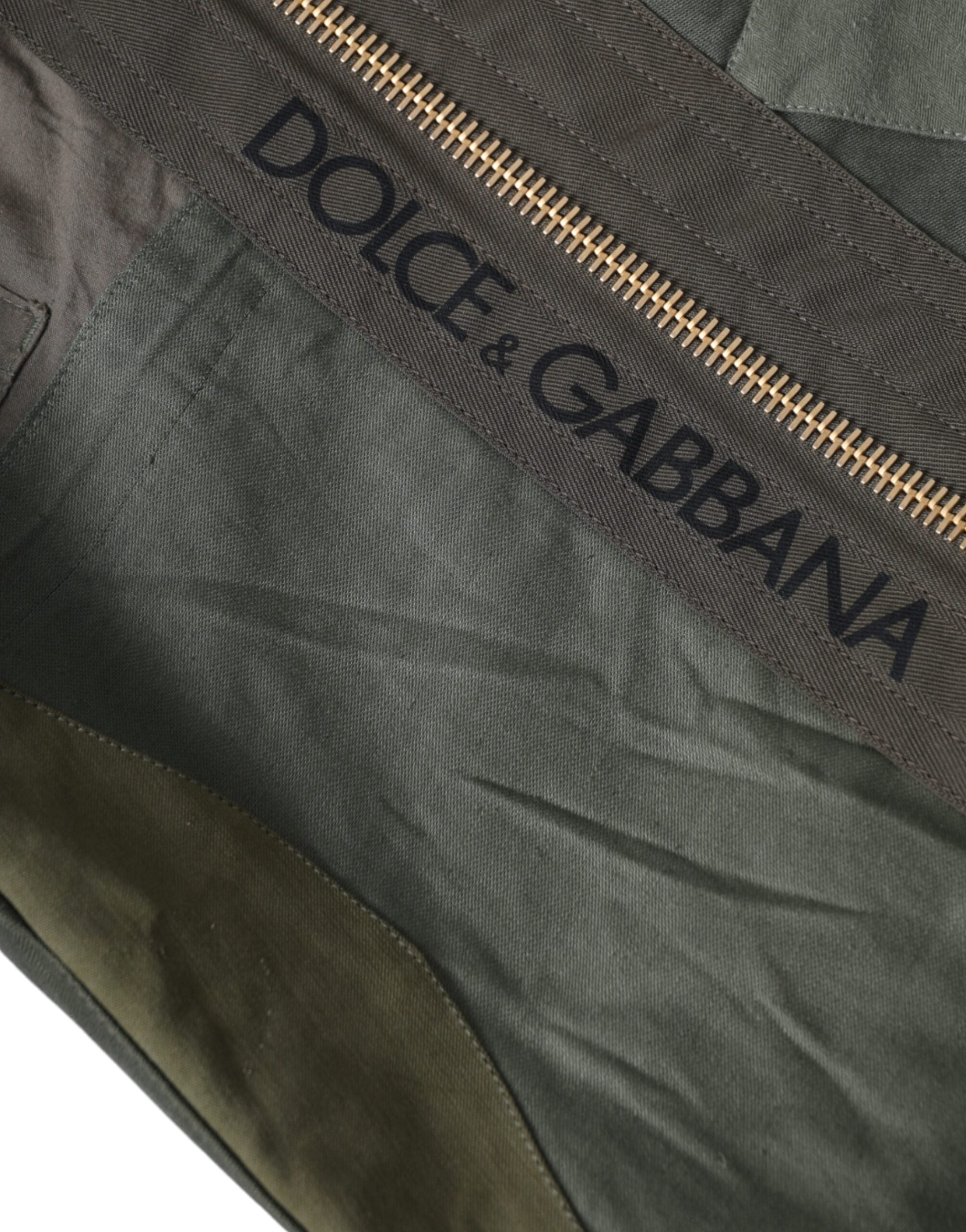 Dolce & Gabbana Military Green Patchwork Rucksack Backpack Bag -   -  Dolce & Gabbana.