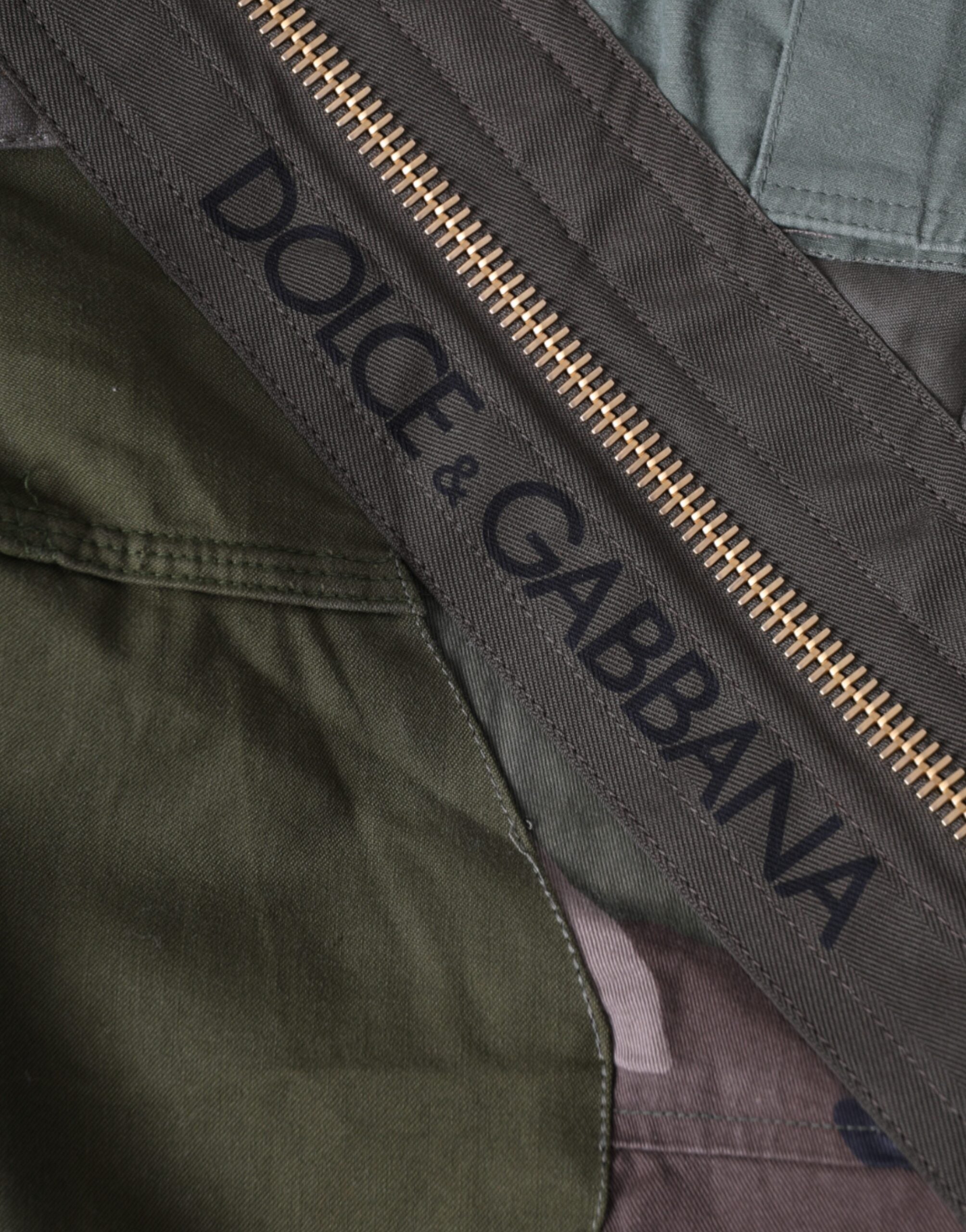 Dolce & Gabbana Military Green Patchwork Rucksack Backpack Bag -   -  Dolce & Gabbana.