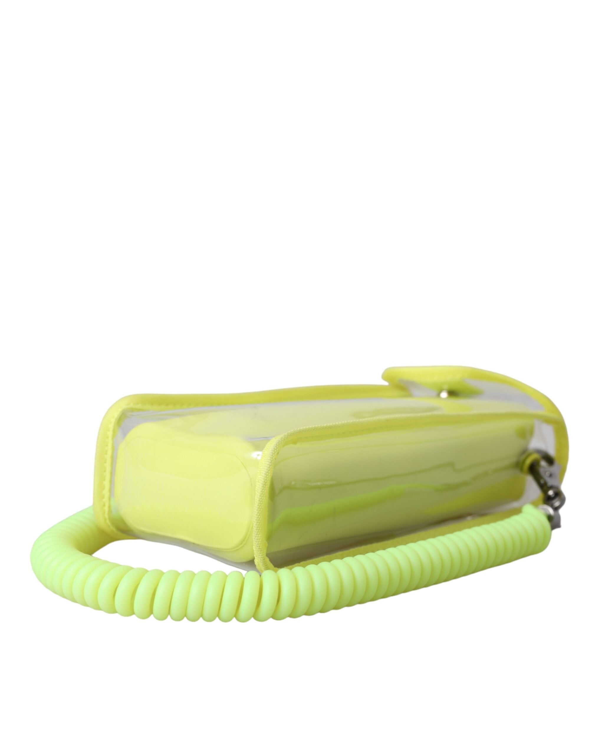 Dolce & Gabbana Yellow Green Plastic DG Logo Neck Strap Cardholder Wallet -   -  Dolce & Gabbana.