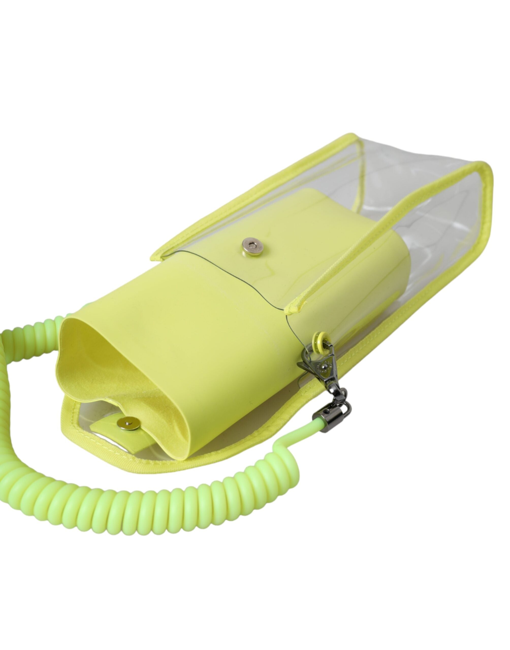 Dolce & Gabbana Yellow Green Plastic DG Logo Neck Strap Cardholder Wallet -   -  Dolce & Gabbana.