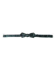Dolce & Gabbana Green Silk Fantasy Adjustable Neck Men Papillon Bow Tie -  Neckties, Men -  Dolce & Gabbana.