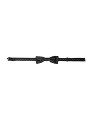 Dolce & Gabbana Black Silk Fantasy Adjustable Neck Men Papillon Bow Tie -  Neckties, Men -  Dolce & Gabbana.