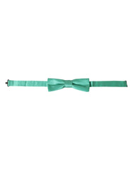 Dolce & Gabbana Mint Green Silk Adjustable Neck Men Bow Tie -  Neckties, Men -  Dolce & Gabbana.