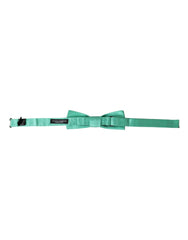 Dolce & Gabbana Mint Green Silk Adjustable Neck Men Bow Tie -  Neckties, Men -  Dolce & Gabbana.